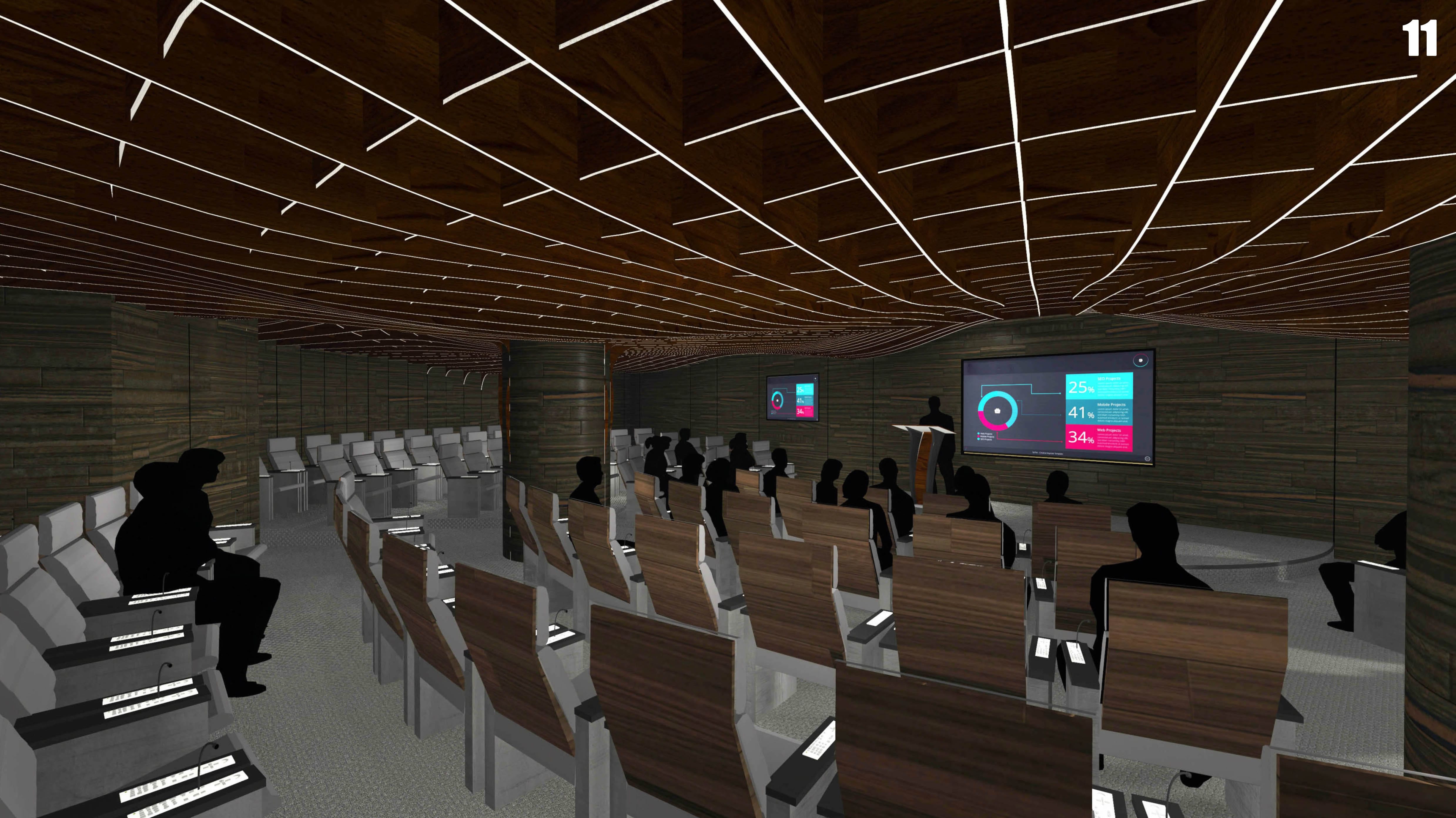 m auditorium mumbai case study